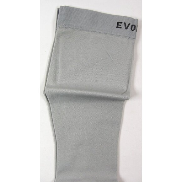 Medical Knee-High Wide Calf Open Toe Gray Compression Socks for Women& Men - Picture 7 of 7